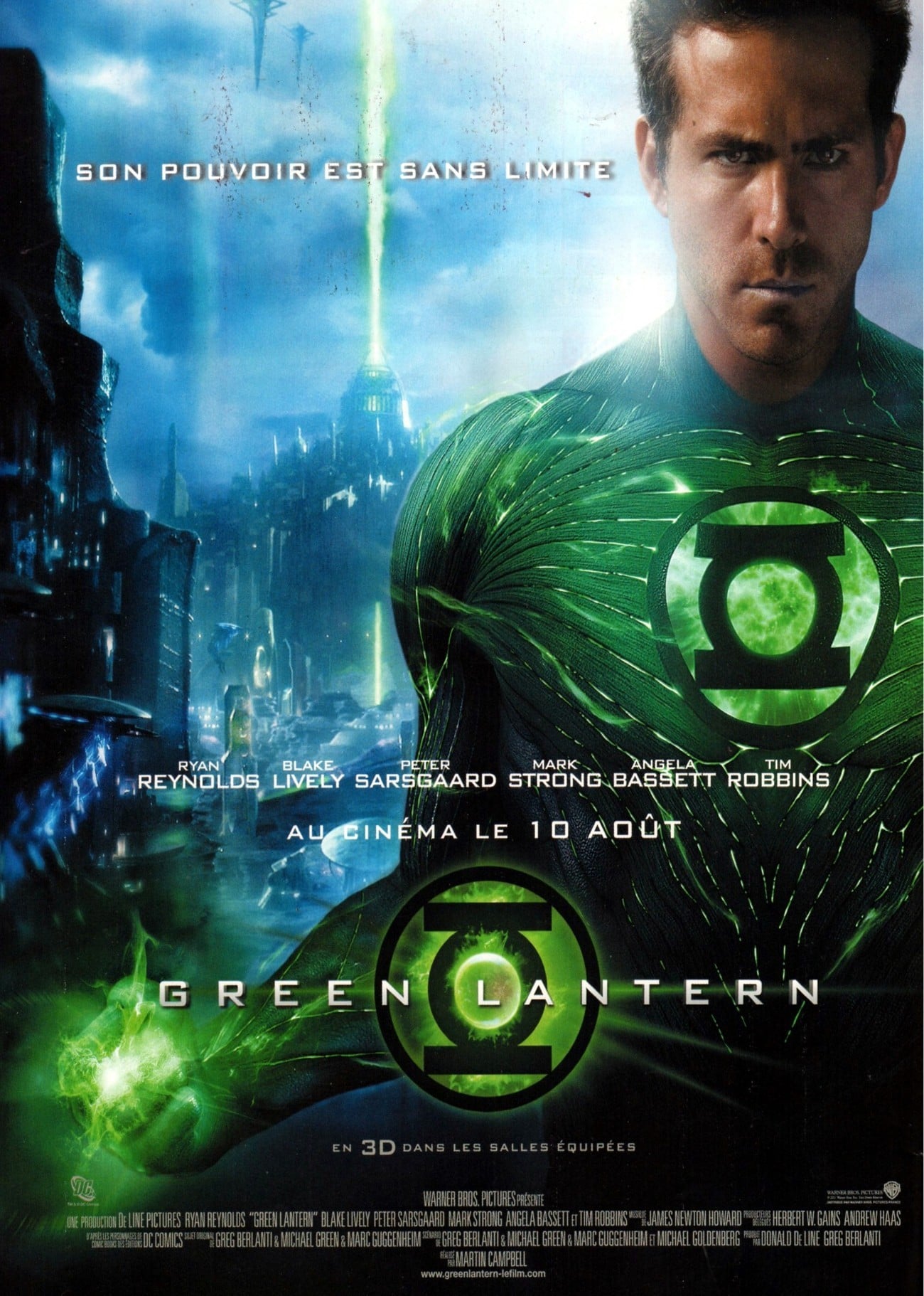 green lantern movie budget